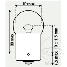 Elektro - Žárovka 6V10W JMP