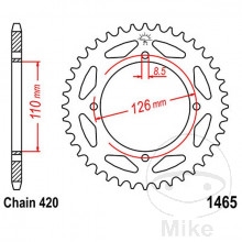 Pohon - Rozeta 46Z pro řetěz 420