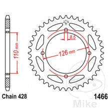 Pohon - Rozeta 46Z pro řetěz 428