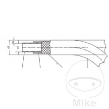 Podvozek - Hadice paliva 5X11MM