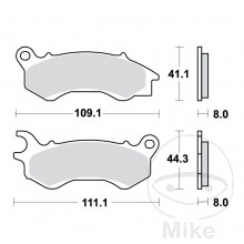 Brzdy - Brzdové destičky Standard TRW