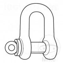 SHACKLE 13MM+BOLT 1/2