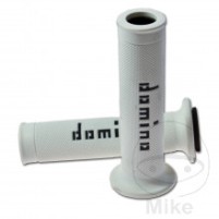 Gumové rukojeti bílé / černé Domino